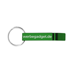 Aluminium-Schlüsselanhänger mit Flaschenöffner und einseitiger Lasergravur – Werbeartikel mit Logo