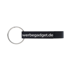 Aluminium-Schlüsselanhänger mit Flaschenöffner und einseitiger Lasergravur – Werbeartikel mit Logo