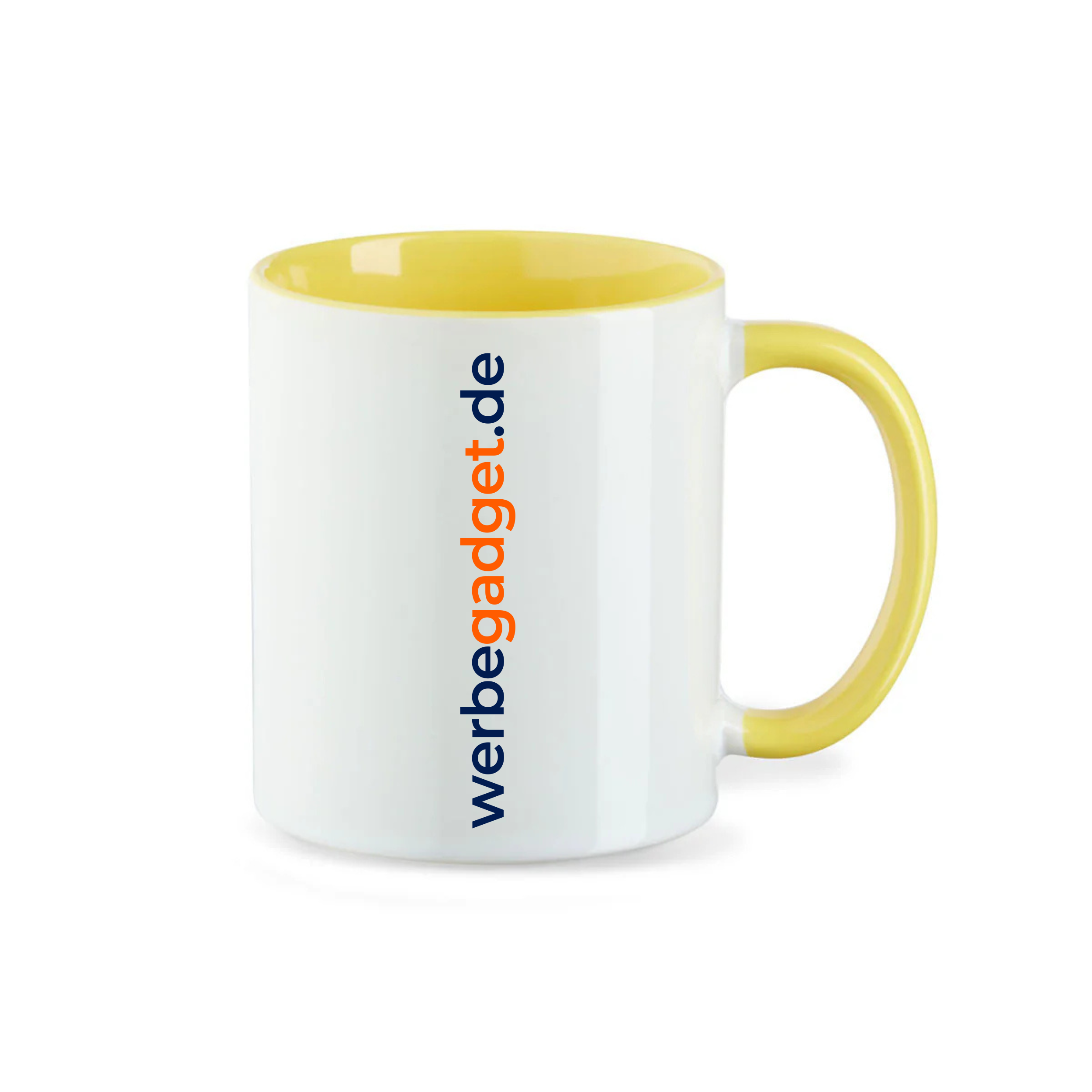 Keramik Tasse Two Tone 330ml mit Werbeaufdruck