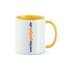 Keramik Tasse Two Tone 330ml mit Werbeaufdruck