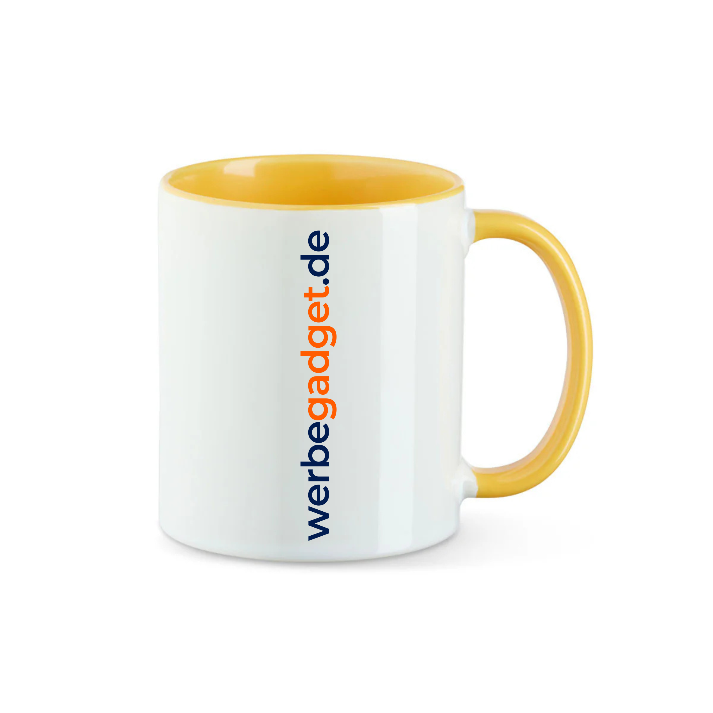 Keramik Tasse Two Tone 330ml mit Werbeaufdruck