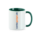 Keramik Tasse Two Tone 330ml mit Werbeaufdruck