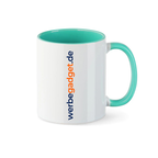 Keramik Tasse Two Tone 330ml mit Werbeaufdruck