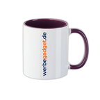 Keramik Tasse Two Tone 330ml mit Werbeaufdruck